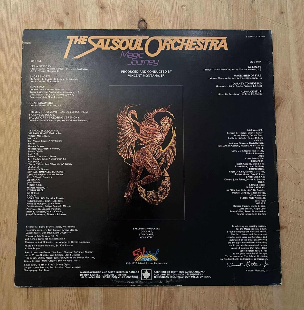 洋楽 THE SALSOUL ORCHESTRA Magic Journey LP THE SALSOUL ORCHESTRA Magic Journey LP VG+ 1977 Salsoul | eBay