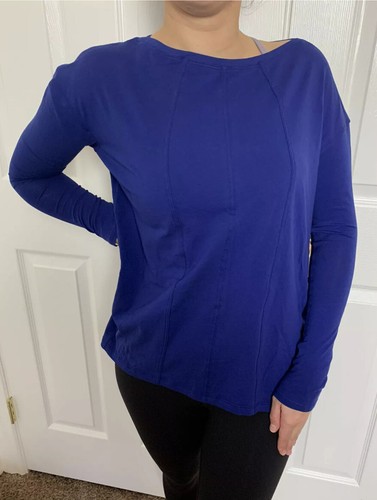 Lululemon Size 4 LA Long Sleeve Blue 