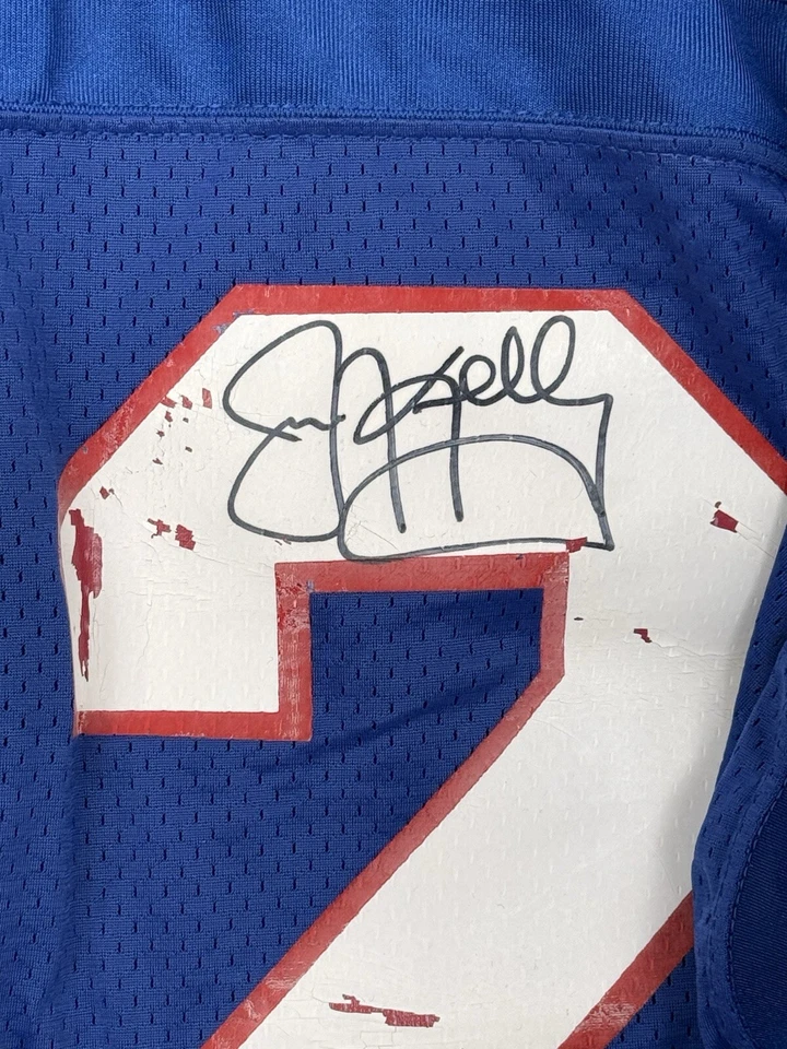 Camiseta Auténtica Campeón NFL 1994 Buffalo Bills Jim Kelly Talla Autógrafo 48 Foto 2 de 4