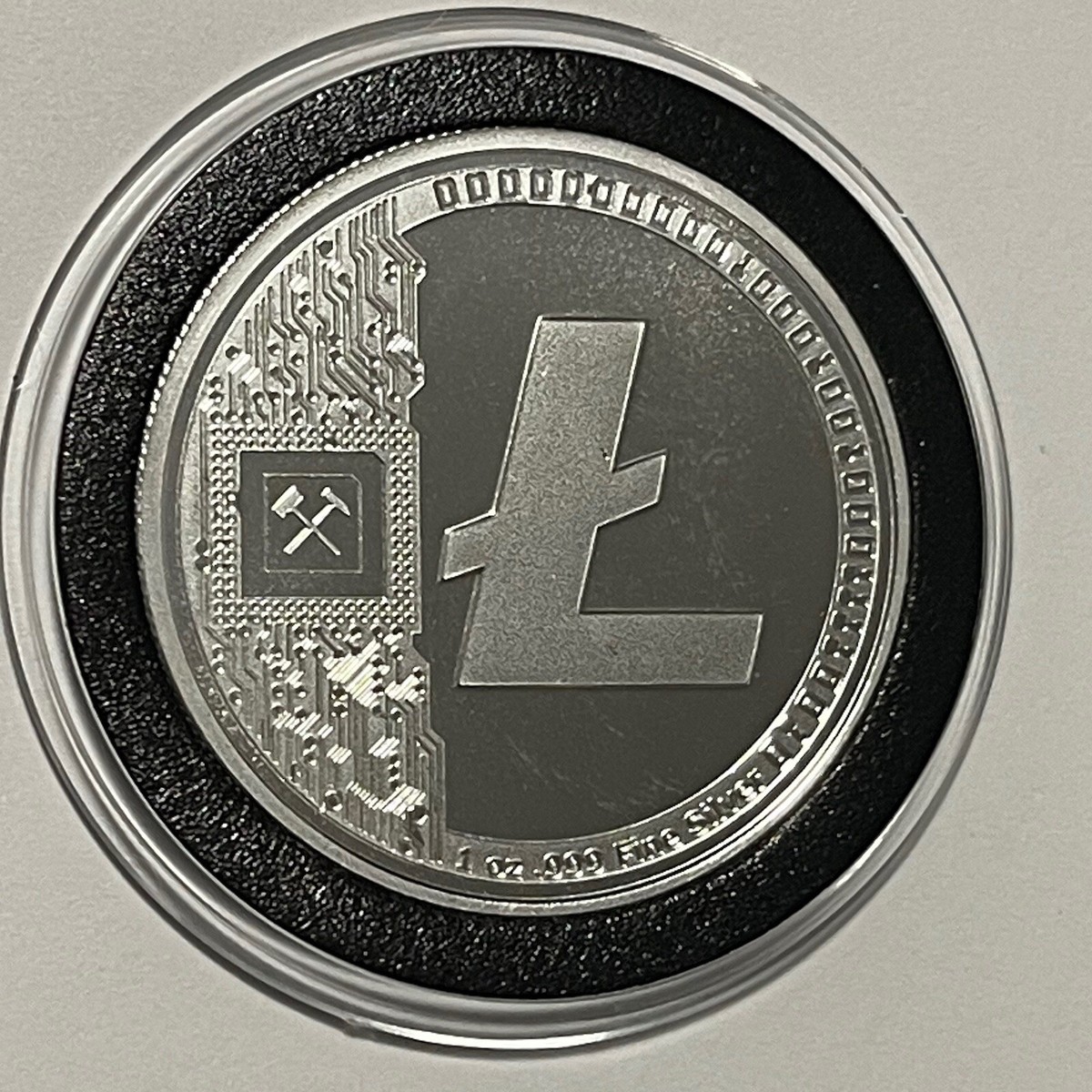 Litecoin Cryptocurrency LTC Physical Coin 1 Troy Oz .999 Fine Silver Round  Medal | eBay