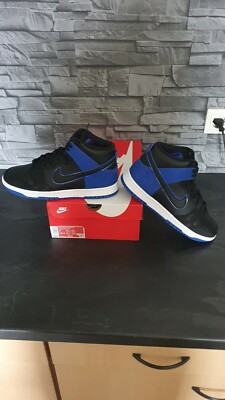 Nike Dunk Hi Retro SE Black/Hyper Royal-Black-White EU 42.5 US 9 WMNS 10.5
