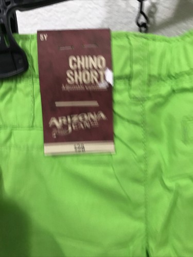 ARIZONA JEAN CO - BOYS - CHINO SHORTS - GREEN - SIZE 5 Years (TW-3672) - Picture 4 of 6