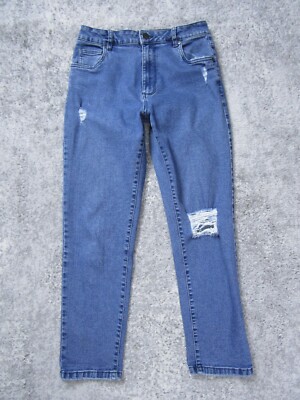 Cotton On Jeans Womens 91 High Waisted 90s Blue Denim Pants