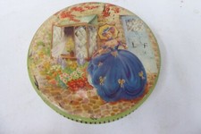 VINTAGE GJ COLES EMBASSY TOFFEE TIN CRINOLINE LADY 