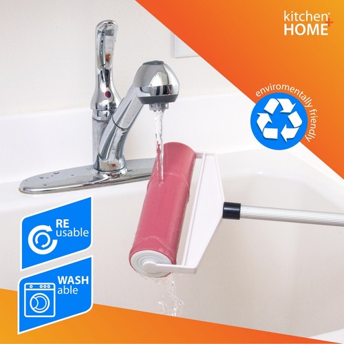 Sticky Master Lint Roller - Large Washable Reusable Lint Remover Sticky Roller  - Picture 6 of 21