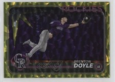 2024 Topps Series 2 Yellow Crackle 17/50 Brenton Doyle #574 b4d