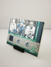 2010-11 Zenith Mozaics Material #19 Alexandre Burrows/Ryan Kesler/Roberto Luongo