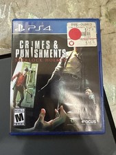 Sherlock Holmes Crimes & Punishments PS4 Sony PlayStation 4 2014 W/Manual