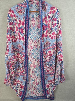Kachel x Anthropologie Amalia Cocoon Kimono Floral One Size Anthro Boho Festival