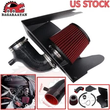 Black Cold Air Intake System Induction Filter For Audi A4 A5 B9 2.0T TFSI Engine