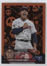 2023 Topps Update Skeleton Foil 50/50 James Karinchak #US239 1o97