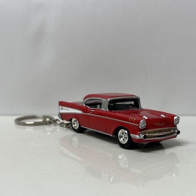 RARE KEY CHAIN RED CHEVY BEL AIR CUSTOM LIMITED EDITION 1957