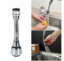 360° Flexible Swivel Hose Water Tap Sink Faucet Filter Extension Nozzle Sprayer