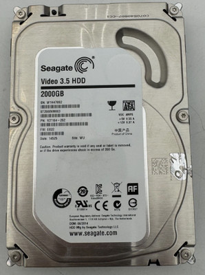 Seagate Video 3.5 HDD 2TB (2000GB) SATA Internal Hard Drive ST2000VM003