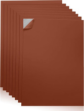 Self-Adhesive EVA Foam Sheets for Crafts 2Mm Thickness 8 Brown Sheets, 6 X 9