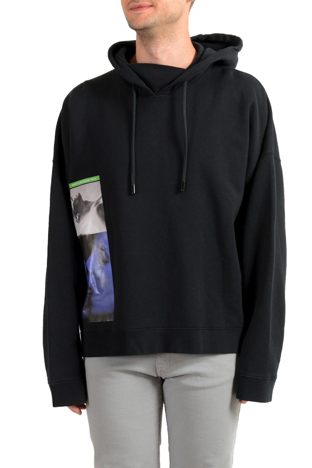 Мужская черная толстовка с капюшоном Dsquared2 - Mert - Marcus 1994 30490₽