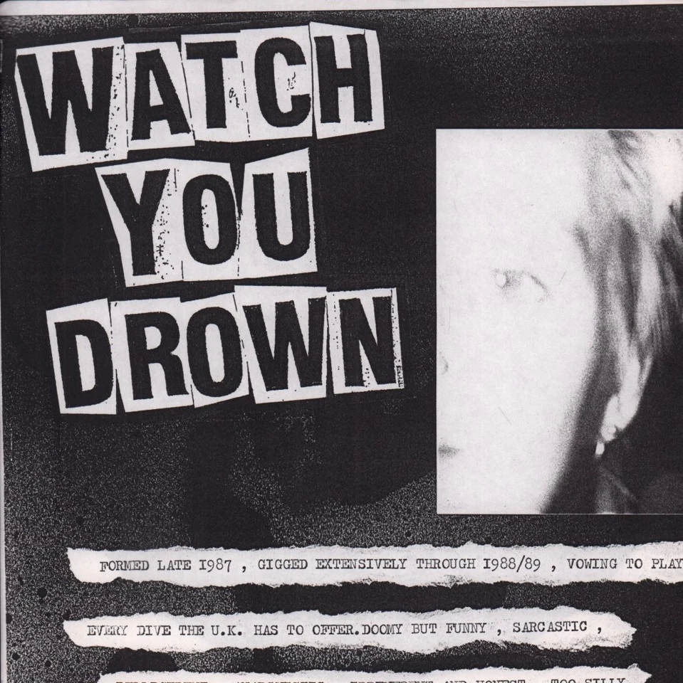 Watch You Drown Dream 7" Vinyl UK 4th Dimension 1988 Flexi Disc Mit Pic Sleeve