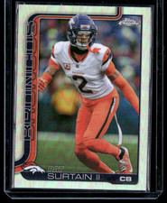 2025 NFL Topps Chrome Pat Surtain II Refractor #93 Denver Broncos