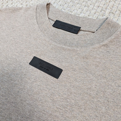 Fear Of God Essentials Mens Oversized T-shirt Medium Heathered Oatmeal Grey