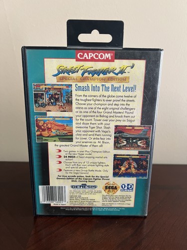 Street Fighter II': Special Champion Edition Sega Genesis 1993 Capcom CIB getestet - Bild 2 von 11