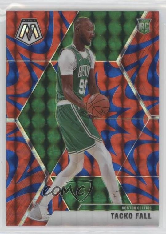 2019-20 Panini Mosaic Rookies Reactive Blue Prizm Tacko Fall #244 h9z