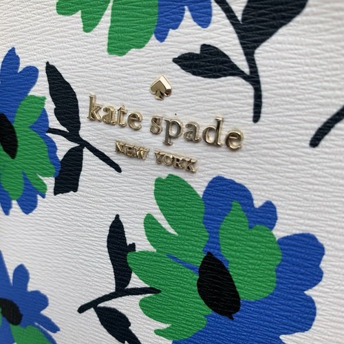 Neu Kate Spade Kristi Posie Park Medium Umhängetasche Blumendruck cremefarben Multi Geschenk - Bild 5 von 13