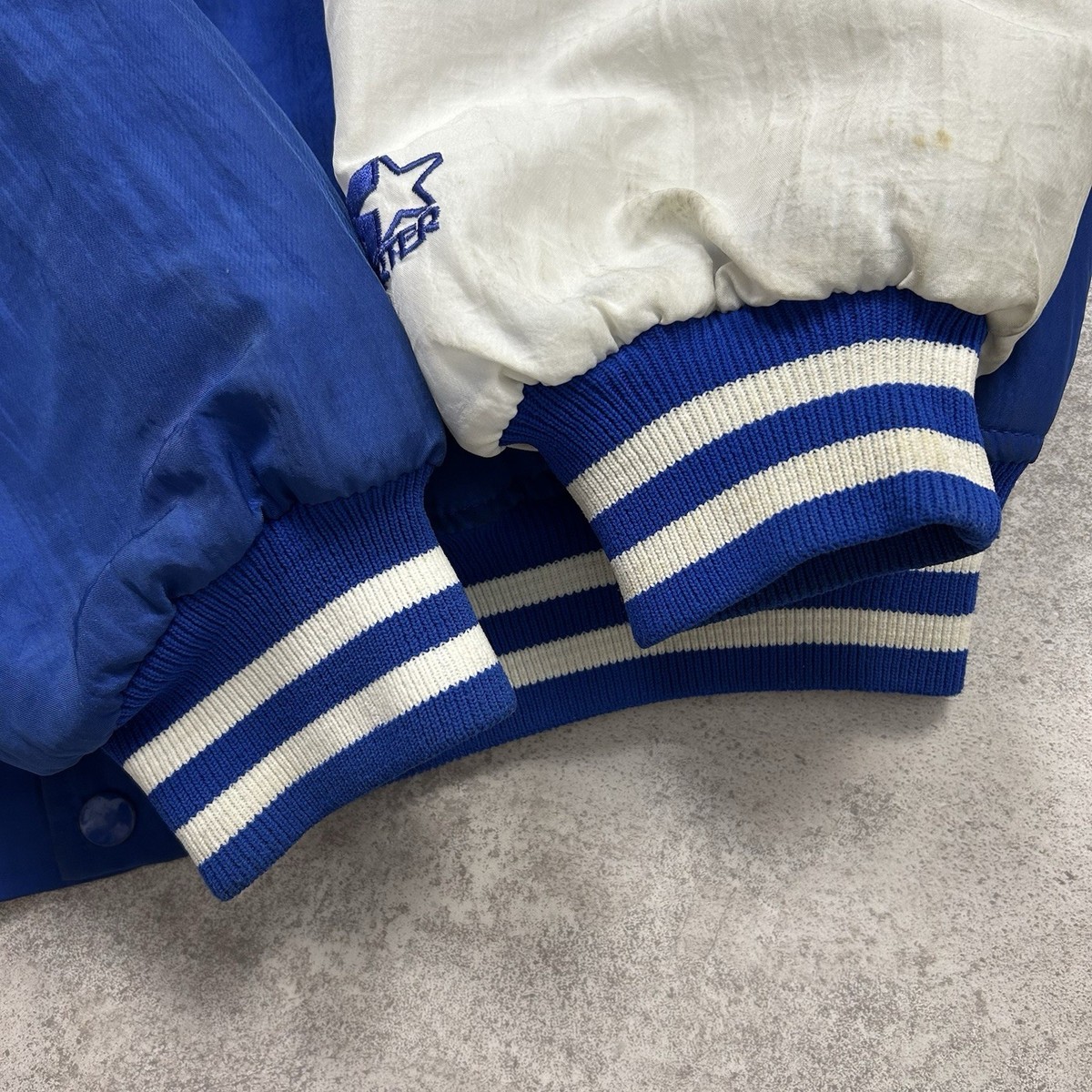 VTG 90s MLB Los Angeles Dodgers STARTER DIAMOND COLLECTION SATIN