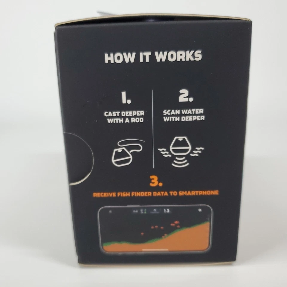 Deeper Start Smart Fish Finder For Smartphones and Tablets NEW SEALED - Image 4 of 4