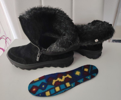 Legero Damen Novara Goretex Winter Schnee Stiefel Leder gefüttert Gr. 38 schwarz