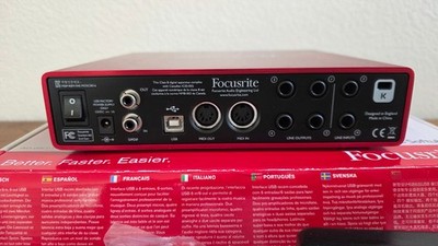Focusrite Scarlett 6i6 Audio Interface for sale online | eBay