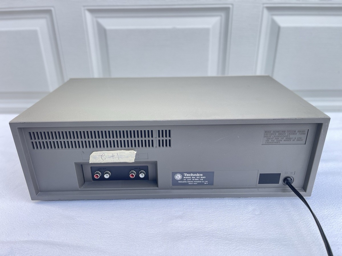 Technics RS-M63 3-Head Stereo Cassette Deck TECHNICS テクニクス RS
