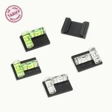 Large Format Camera 18 x 26mm Sticky Dual Axis Spirit Levels + Cold Shoe Adapter