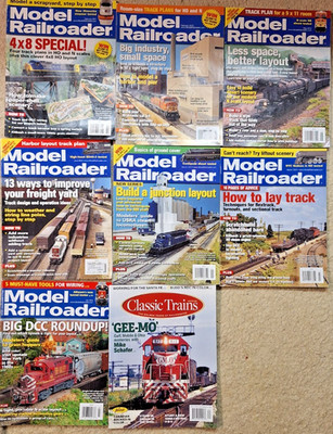 Hefte: 7x Model Railroader und 1x Classic Trains