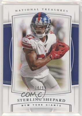 2019 Panini National Treasures 34/99 Sterling Shepard #89 0jj3