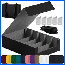 Large Capacity Card Storage Case - Includes Dividers  Stops for Organization