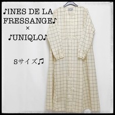 INES DE LA FRESSANGE x UNIQLO Shirt Dress S White Collab Dress New