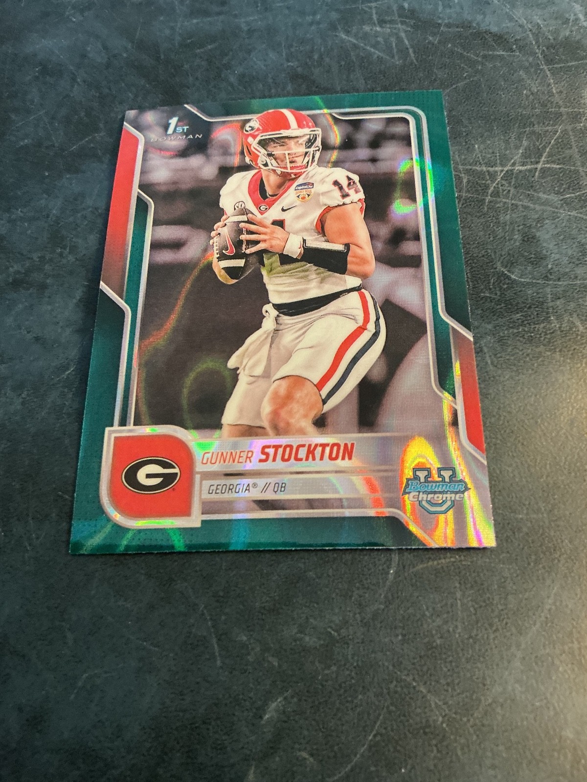 2025 Bowman University Chrome - Gunner Stockton #131 Teal Lava Refractor (RC)
