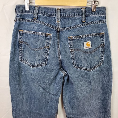 Carhartt Herren 32x32 Holter Relaxed Fit Five-Pocket Jeans Medium Wash Jeans - Bild 7 von 14