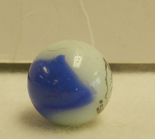 #19836m Original Vintage Peltier Glass Comic Marble Sandy NM .70 Inches - Picture 10 of 12