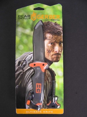 Gerber Bear Grylls Survival Ultimate Knife with FULL LIFETIME WARRANTY