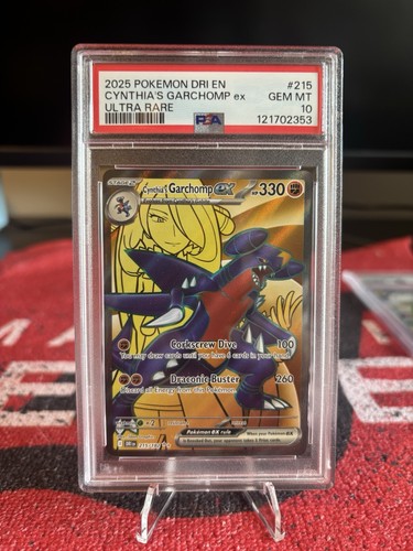 2025 POKEMON DRI EN CYNTHIAS GARCHOMP ex ULTRA RARE PSA 10