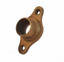 Rosetta Oliva Finestra Antico Manicotto Ottone Maniglia Aufsteckrosette Vecchio