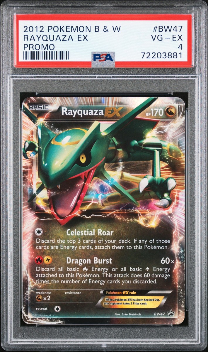 Rayquaza EX BW47 Black & White Holo for sale online | eBay
