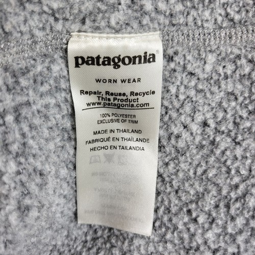 Patagonia Womens Better Sweater 1/4 Zip Pullover XS Gray Fleece - Picture 5 of 9