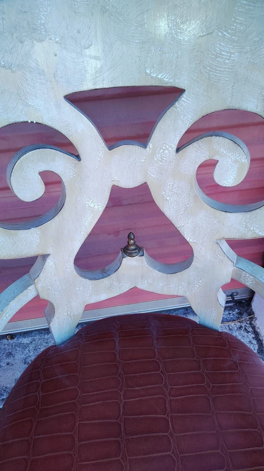 Итальянские винтажные регентские антикварные деревянные стулья Carmel X2 по цене для обоих - Изображение 4 из 4