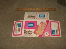 ICE CREAM Good Humor 1960s Strawberry Shortcake bar box 1
