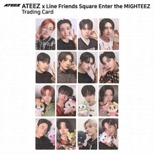ATEEZ LINE FRIENDS Enter the Mighteez POP-UP Trading Card KPOP K-POP
