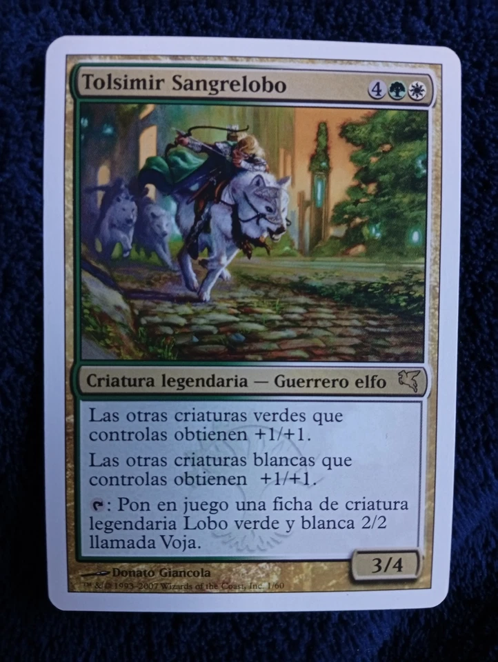MTG Tolsimir Wolfblood EXC. VERY RARE SPANISH Salvat-Hachette 2007 WOTC - Image 2 of 4