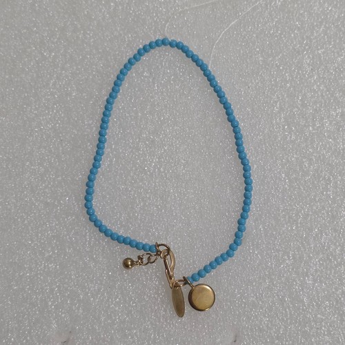 American Girl Saige Girls Turquoise Beaded Bracelet Doll Necklace