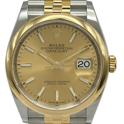 ROLEX Datejust36 126203 36mm Gold Gold Dial Automatic Watch OKW2351